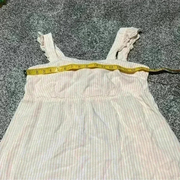 Ingrid & Isabel Women's Maternity Top Sleeveless Tie Back Pinstripe Size S - Picture 3 of 7